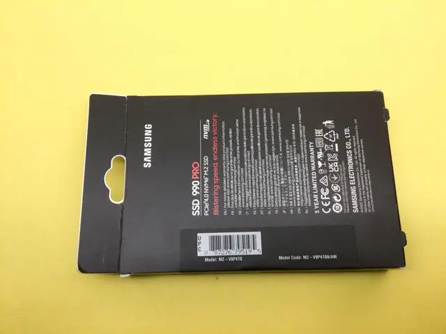 Alt view image 2 of 3 - SAMSUNG 990 Pro 4TB M.2 2280 PCIe 4.0 x4 NVMe SSD MZ-V9P4T0B/AM