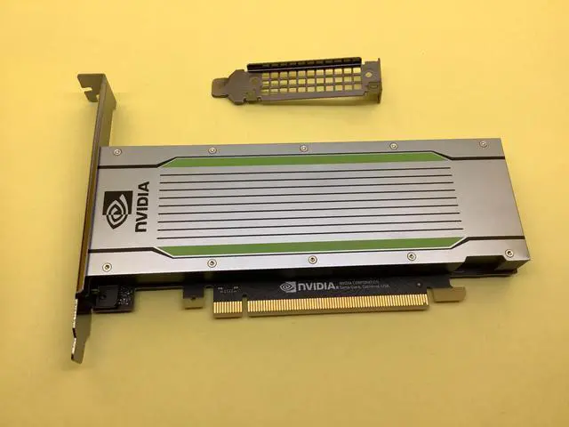 Alt view image 2 of 3 - NVIDIA Tesla T4 16GB GDDR6 PCIE GPU Graphics Accelerator Card w/ both brackets