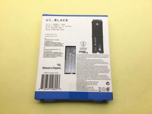 Alt view image 2 of 2 - WD BLACK SN850P 1TB NVMe PCIe Gen4 M.2 2280 Internal SSD WDBBYV0010BNC