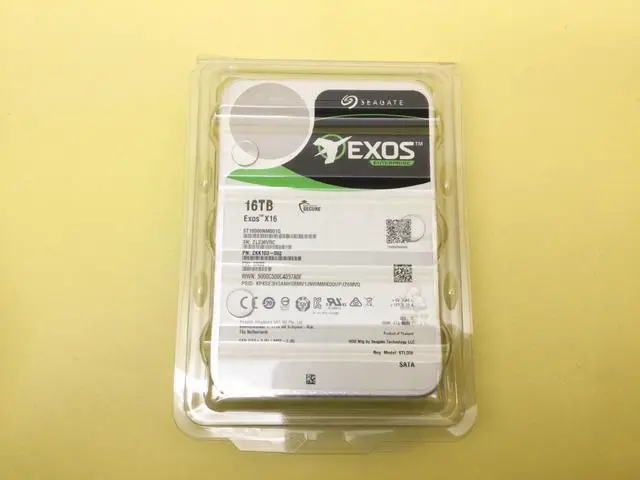 Alt view image 3 of 3 - SEAGATE EXOS X16 16TB 7.2K SATA-6GBPS 256MB 512E/4KN 3.5IN ENT HDD ST16000NM001G