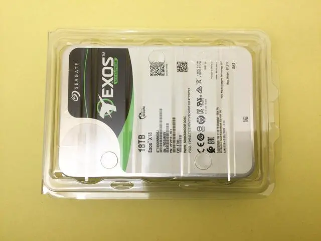 Alt view image 2 of 3 - (NOT FOR HOME PC!) Seagate Exos X18 18TB 7.2K SAS 12Gb/s 3.5in 512E/4KN HDD ST18000NM005J - OEM