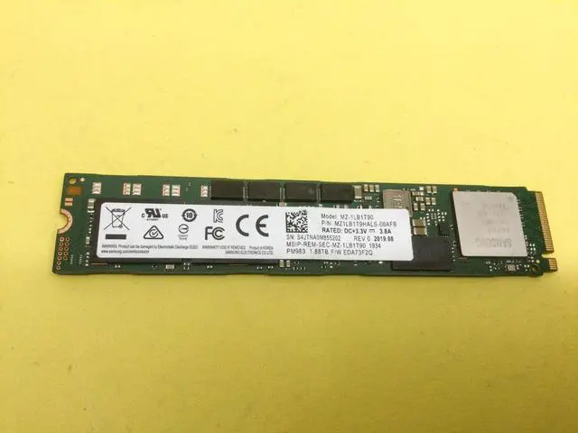 Alt view image 4 of 6 - MZ1LB1T9HALS Samsung PM983 1.92TB NVMe PCIe M.2 22110 SSD MZ-1LB1T90