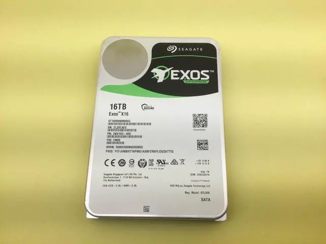 Main image of SEAGATE EXOS X16 16TB 7.2K SATA 6Gb/s 256MB 3.5IN HDD ST16000NM000G