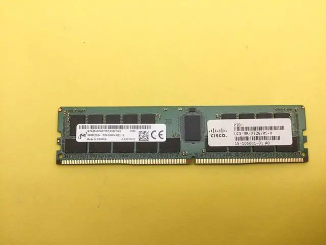 Alt view image 2 of 4 - MICRON 32GB (1X32GB) 2RX4 PC4-2666V DDR4 SERVER MEMORY MTA36ASF4G72PZ-2G6E1