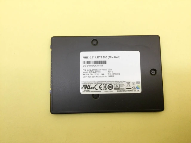 Main image of MZ-QLB1T90 Samsung PM983 Series 1.92TB NVMe PCIe Gen3 2.5" U.2 SSD