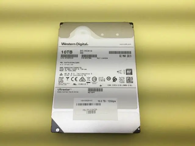 Alt view image 2 of 2 - (NOT FOR HOME PC!) WD Ultrastar HC510 10TB 7.2K SAS 12Gbps 3.5'' 256MB HDD HUH721010AL5205