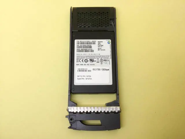 Main image of (NOT FOR HOME PC!) X670A NetApp 15.3TB SAS 12Gbps 2.5" SSD 108-00530 MZ-ILT15T0 MZ-ILT15TB