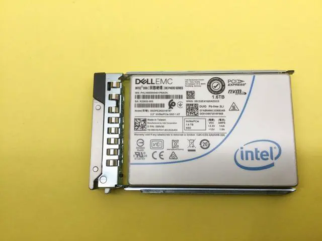 Main image of 58V30 DELL EMC DC P4610 SERIES 1.6TB 2.5IN NVMe/PCIe SSD 058V30 SSDPE2KE016T8T