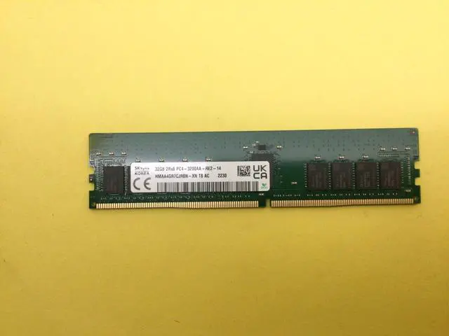 Alt view image 2 of 4 - HYNIX 32GB (1X32GB) 2RX8 PC4-3200AA SERVER MEMORY HMAA4GR7CJR8N-XN
