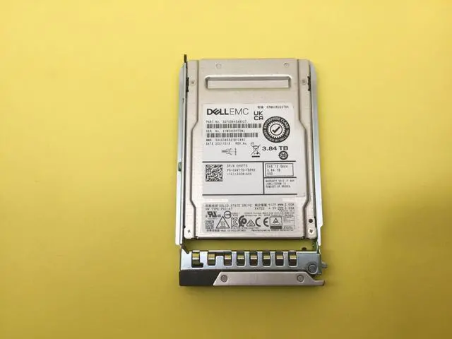 Main image of (NOT FOR HOME PC!) H9TT5 Dell 3.84TB 12Gbps Read Intensive SAS 2.5'' SSD KPM6XRUG3T84 w/ Gen 14th
