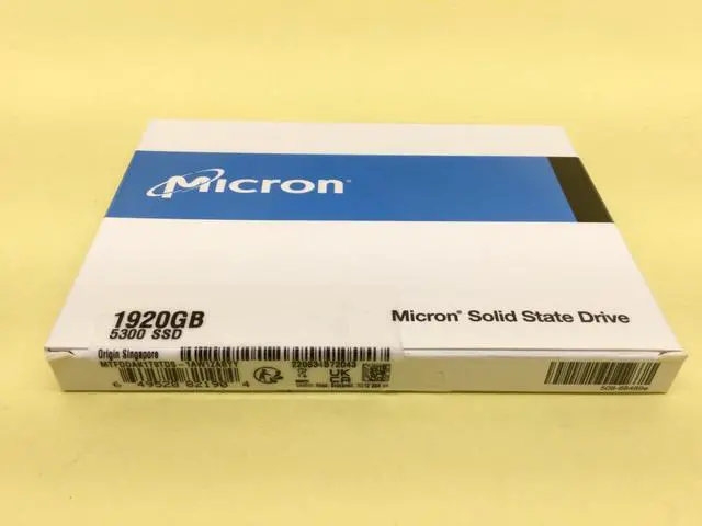 Alt view image 2 of 5 - Micron 5300 PRO 1.92TB SATA 6Gb/s 2.5" 3D SSD MTFDDAK1T9TDS - OEM