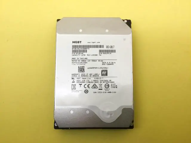 Alt view image 3 of 5 - WD Ultrastar DC HC520 12TB 7.2K RPM SATA 6Gb/s 3.5" HDD HUH721212ALE604