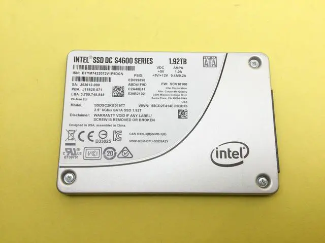 Main image of INTEL DC S4600 SERIES 1.92TB SATA 6Gb/s 2.5IN SSD SSDSC2KG019T7