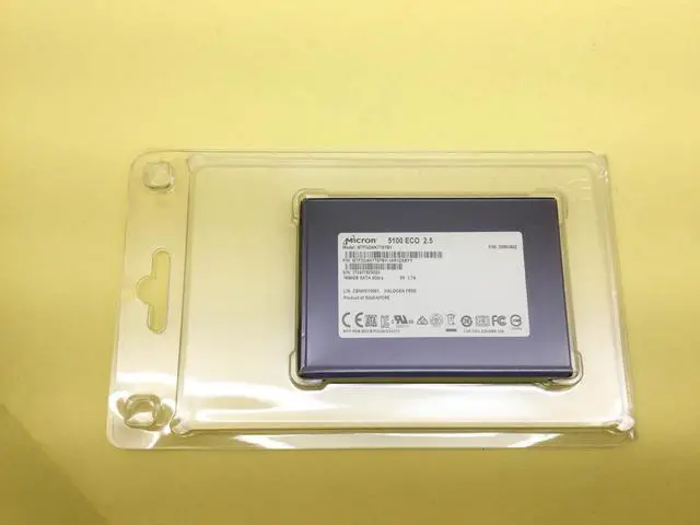Alt view image 3 of 4 - Micron 5100 ECO 7.68TB SATA 6Gb/s NAND 2.5'' SSD MTFDDAK7T6TBY