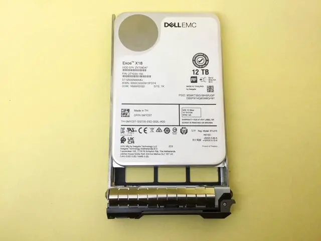 Main image of (NOT FOR HOME PC!) M1C0T DELL 12TB 7.2K NL SAS 12Gb/s 3.5" 512e HDD 0M1C0T ST12000NM006J - OEM