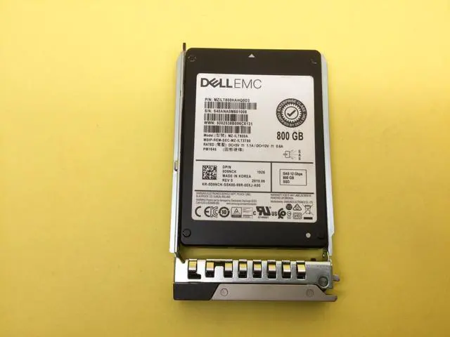 Main image of (NOT FOR HOME PC!) D9NCK DELL 800GB SAS 12Gbps MIX USE 2.5'' SSD 0D9NCK MZ-ILT800A w/ Gen 14th Tray