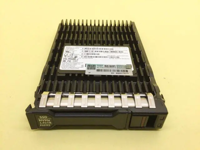 Alt view image 2 of 4 - P64844-B21 HPE 1.92TB NVME GEN4 RI SFF BC U.3 STATIC V2 SSD P65193-001