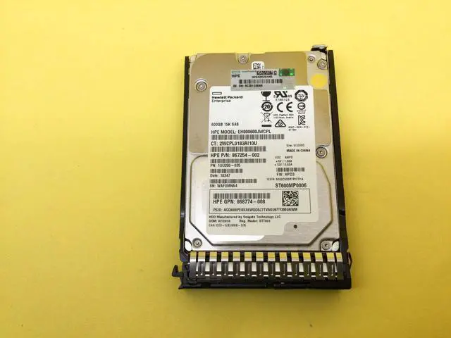 Alt view image 2 of 5 - (NOT FOR HOME PC!) 870757-B21 HP 600GB SAS 12G ENTERPRISE 15K SFF SC DS HDD 870794-001