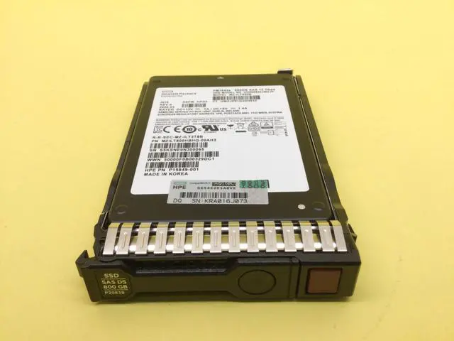 Alt view image 2 of 3 - (NOT FOR HOME PC!) P19913-B21 HPE 800GB SAS 12G MIXED USE SFF SC PM1645A SSD P20838-001