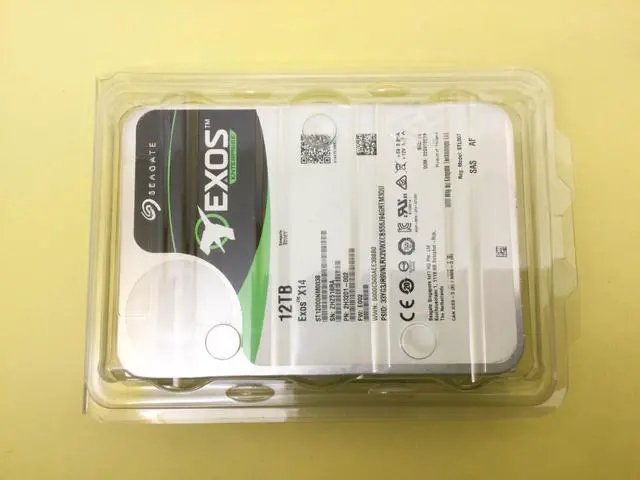 Alt view image 2 of 3 - (NOT FOR HOME PC!) Seagate Exos X14 12TB 7.2K SAS 12Gb/s 3.5" Internal HDD ST12000NM0038