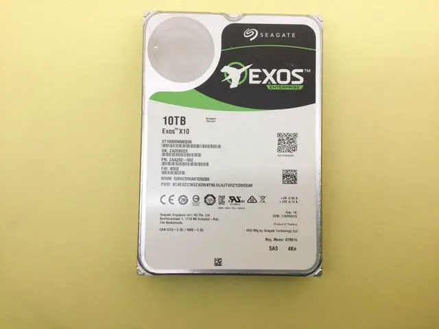 Main image of (NOT FOR HOME PC!) SEAGATE EXOS X10 10TB 7.2K SAS 12Gb/s 3.5IN 4Kn HDD ST10000NM0206
