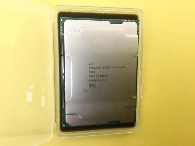Alt view image 2 of 4 - SRKY3 Intel Xeon Platinum 8362 32-Core 2.8GHz 48MB FCLGA4189 Processor CPU