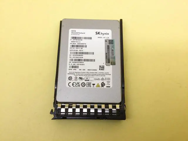 Alt view image 3 of 4 - P64844-B21 HPE 1.92TB NVME GEN4 RI SFF BC U.3 STATIC V2 SSD P65193-001