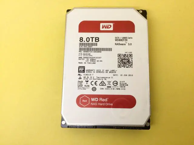 Main image of WD 8TB 5400RPM SATA 6Gbps 128MB 3.5" NAS HDD WD80EFZX