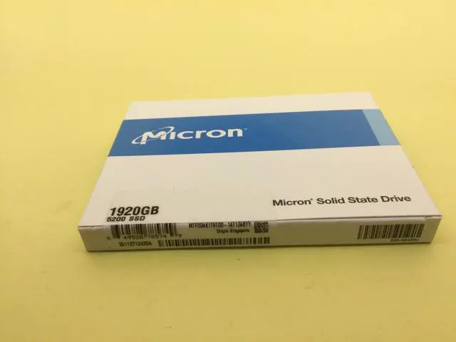 Alt view image 3 of 6 - Micron 5200 PRO 1.92TB SATA 6Gb/s 2.5" Internal SSD MTFDDAK1T9TDD Sealed - OEM