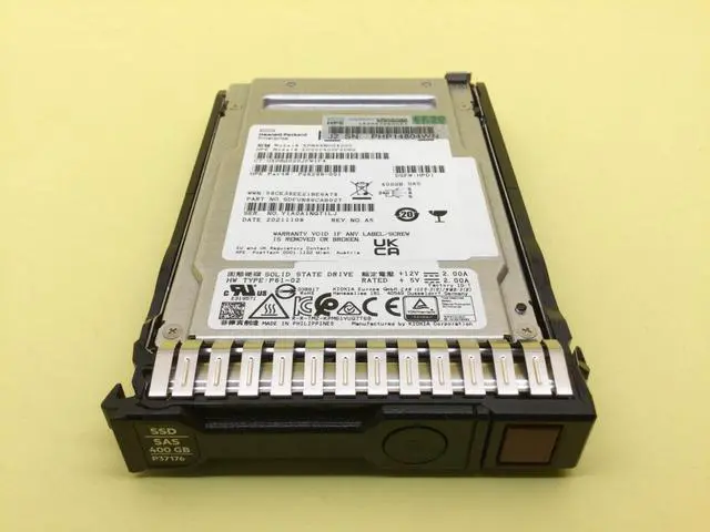 Alt view image 3 of 3 - (NOT FOR HOME PC!) P26295-B21 HPE 400GB SAS 12G WRITE INTENSIVE SFF SC PM6 SSD P37176-001