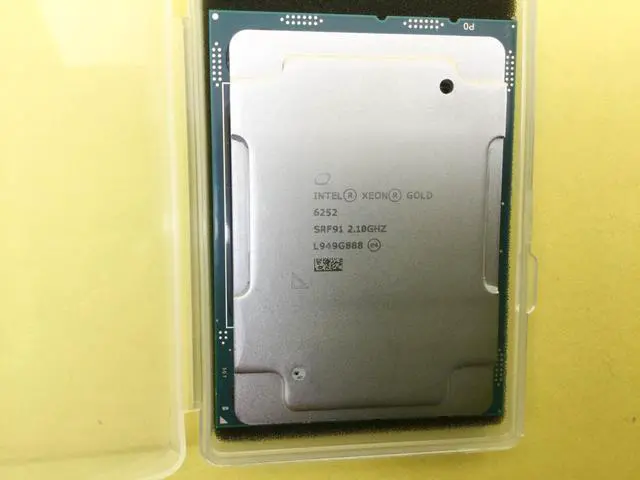Main image of SRF91 Intel Xeon Processor Gold 6252 24-Core 2.10GHz 35.75MB FCLGA3647 150W CPU