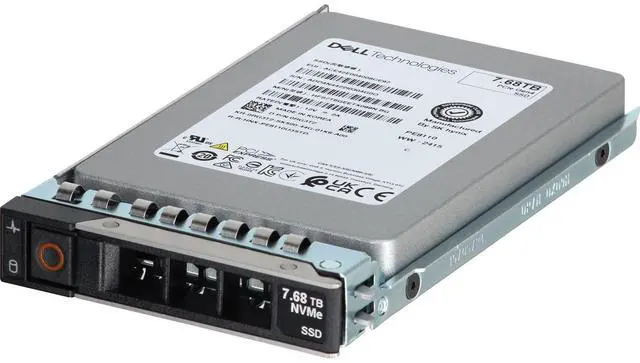 Main image of Dell 7.68TB PCIe Gen4 NVMe RI TLC 2.5 SSD PE8110 (RG3T2)