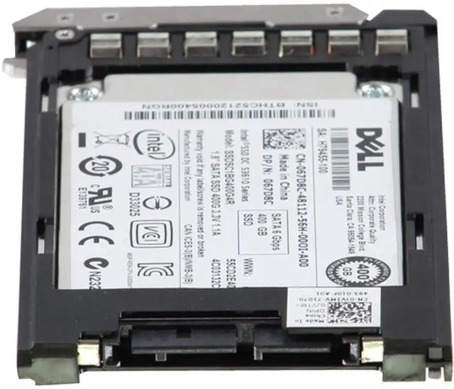 Alt view image 4 of 5 - Dell 400GB 6Gbps SATA MU MLC 1.8 SSD S3610 CPO (67D8C-R)