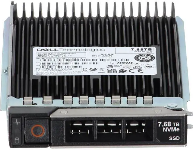 Alt view image 2 of 5 - Dell 7.68TB PCIe Gen4 NVMe RI TLC 2.5 SSD 7450 Pro (91KYJ)