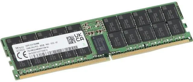 Main image of Hynix 64GB 2Rx4 DDR5 RDIMM- 4800MT/s (HMCG94MEBRA123N-OSTK)