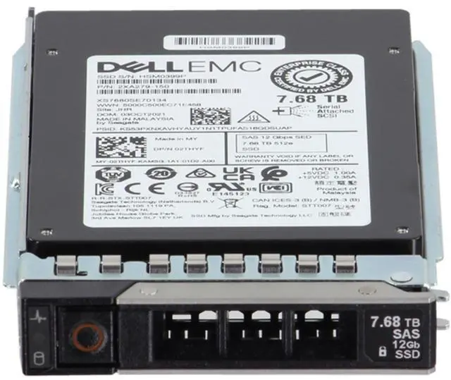 Alt view image 2 of 5 - (NOT FOR HOME PC!) Dell 7.68TB 12Gbps vSAS RI TLC SED 2.5 SSD XS7680SE70134 (2THYF-R)