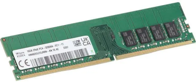 Main image of (NOT FOR HOME PC!) Hynix 16GB 2Rx8 PC4-3200 ECC UnBuffered (HMA82GU7DJR8N-XN-OSTK)