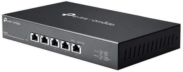 Alt view image 2 of 6 - TP-Link DS105X | Omada 5-Port 10Gbps Gigabit Unmanaged Desktop Switch