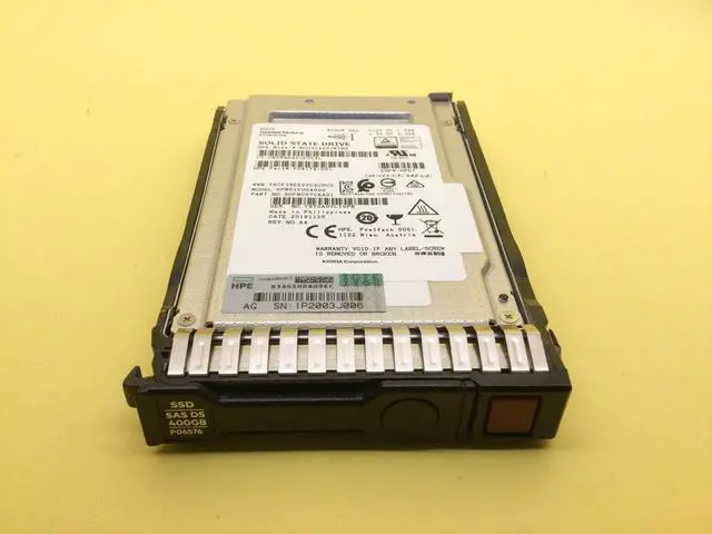 Alt view image 2 of 3 - (NOT FOR HOME PC!) P04525-B21 HPE 400GB SAS 12G MIXED USE SFF (2.5IN) SC DS SSD P06576-001