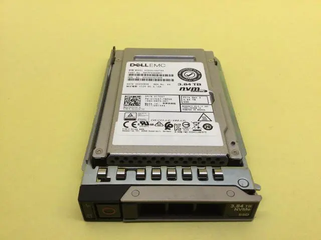Alt view image 2 of 4 - 17C57 Dell 3.84TB PCIe NVMe Read Intensive U.2 2.5in SSD 017C57 KCD5XLUG3T84