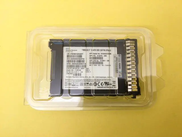 Alt view image 3 of 3 - 816929-B21 HPE 3.84TB SATA 6G READ INTENSIVE SFF SC SSD 817090-001