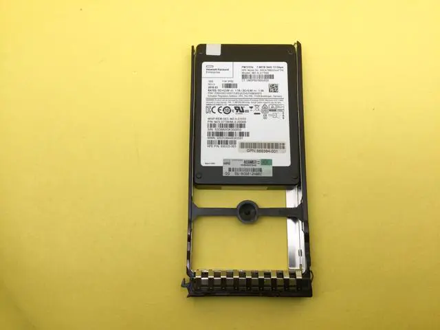 Main image of (NOT FOR HOME PC!) P9L81B HPE 3PAR 20000 7.68TB SAS 2.5IN FIPS ENCRYPTED SSD P08732-001 869336-001