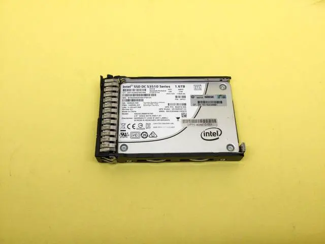 Main image of 804605-B21 HPE 1.6TB SATA 6Gb/s Read Intensive SFF 2.5" SC SSD 805366-001