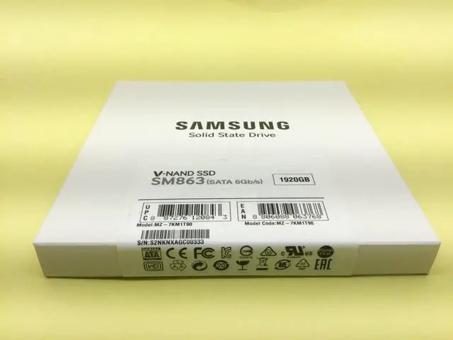 Alt view image 3 of 3 - MZ-7KM1T9E Samsung SM863 1.92TB SATA 6Gbps 2.5'' SSD MZ-7KM1T90 Sealed