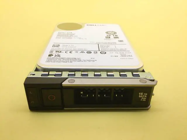 Alt view image 3 of 3 - JWV1P Dell EMC 16TB 7.2K SATA 6Gbps 3.5in 512e HDD 0JWV1P ST16000NM002J