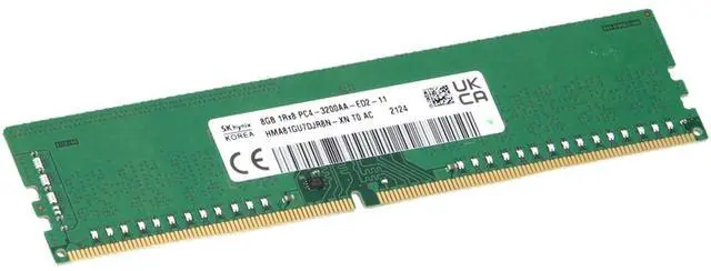Main image of (NOT FOR HOME PC!) SK Hynix 8GB 1Rx8 PC4-3200 ECC UnBuffered (HMA81GU7DJR8N-XN)