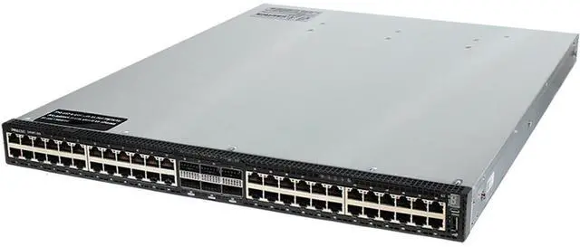 Alt view image 3 of 5 - Dell Networking S4148T-ON 48P 10GbE 4P QSFP28 2P QSFP+ OS10 RA Switch