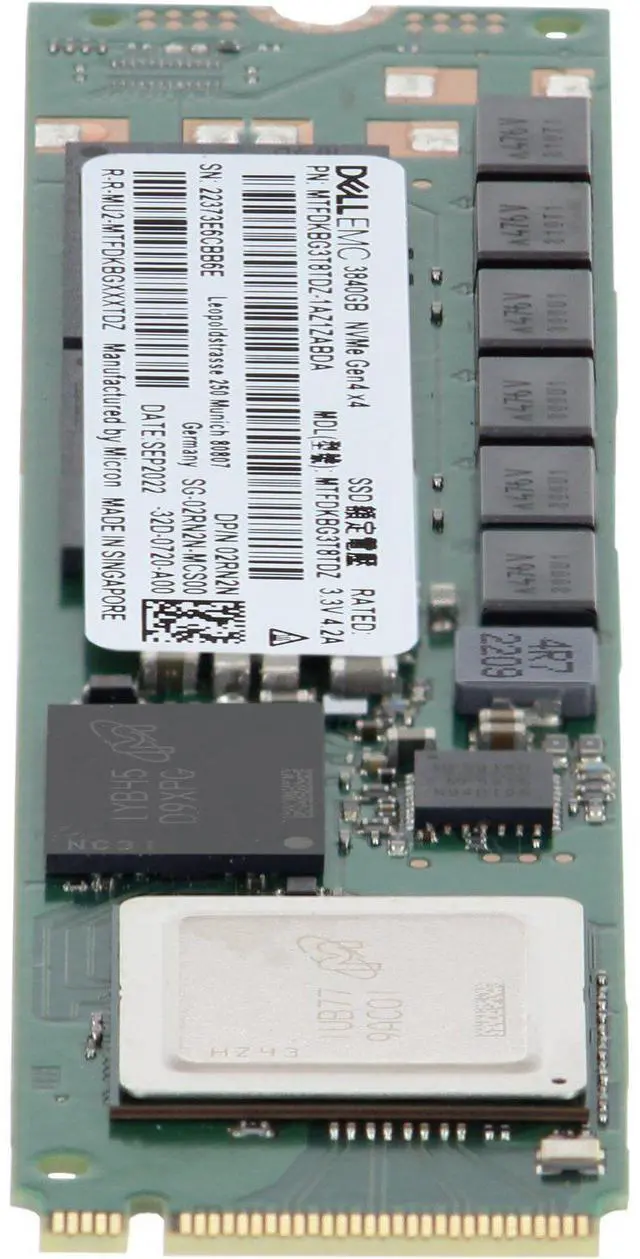 Alt view image 2 of 5 - Dell 3.84TB Gen4 NVMe TLC RI 22110 M.2 SSD 7400 PRO (2RN2N)