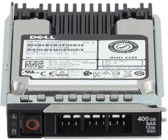 Alt view image 2 of 5 - (NOT FOR HOME PC!) Dell 400GB 12Gbps SAS WI MLC 2.5 SSD PX05SMB040 CPO (5VHHG-CO3)