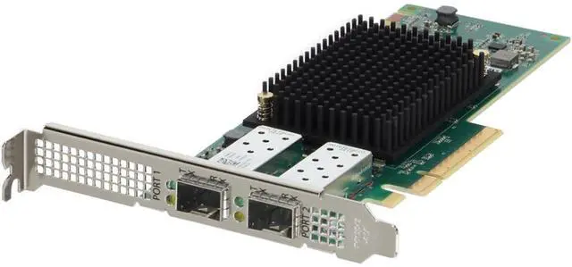 Main image of Dell Emulex LPe35002 Dual 32Gb Fibre Channel SFP+ HBA FH (CGT2C)